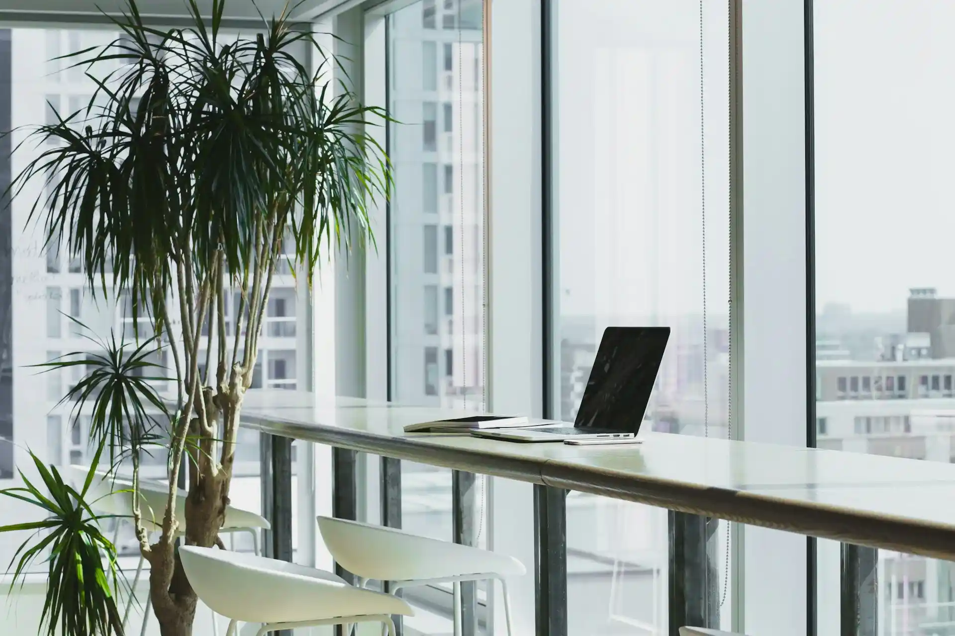 laptop on desk